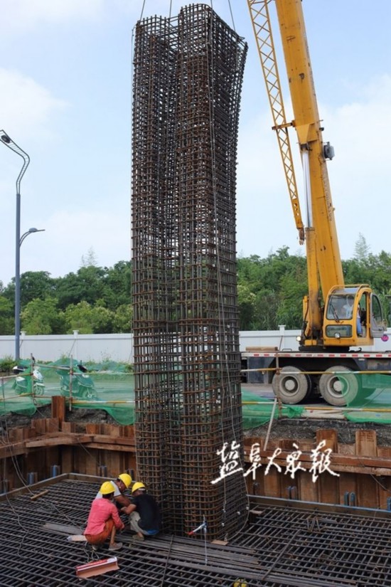 高架周周看:巧战梅雨天,桩基建过半