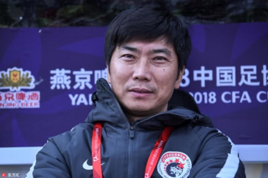 陈洋:辽足要忘掉三连胜 年轻人才是崛起希望