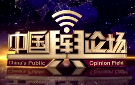江苏  《中国舆论场》   cctv-4中文国际频道王牌栏目   作为"台长