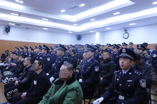 庭审现场.图片来源:宝坻区人民法院微博