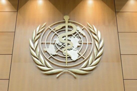 世卫大会标志(台湾《联合报》资料图)