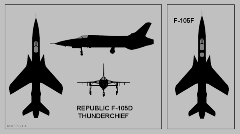 美國空軍f105雷公戰鬥轟炸機