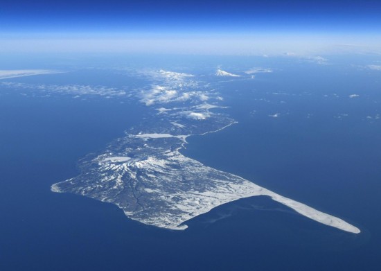 国后岛(共同社)