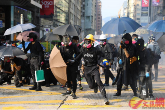 香港特区政府强烈谴责暴徒恶行