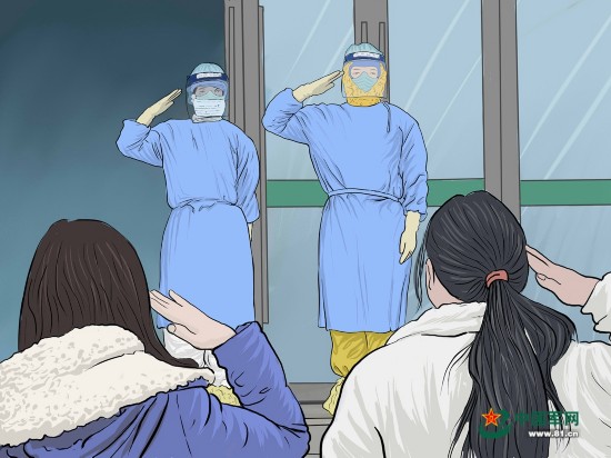 漫画丨对抗疫情阻击战,人民军队在行动!