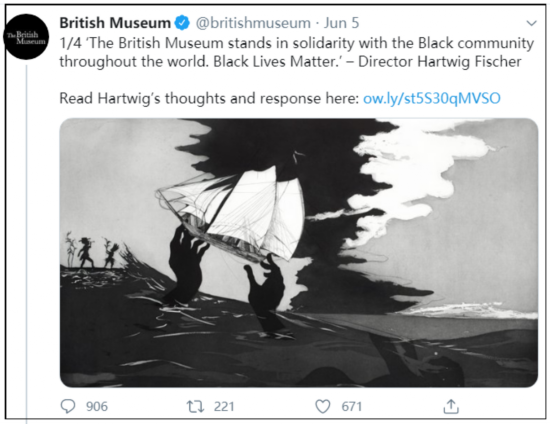 大英博物馆支持反殖民抗议,多国网友问了一个要命的问题_荔枝网新闻