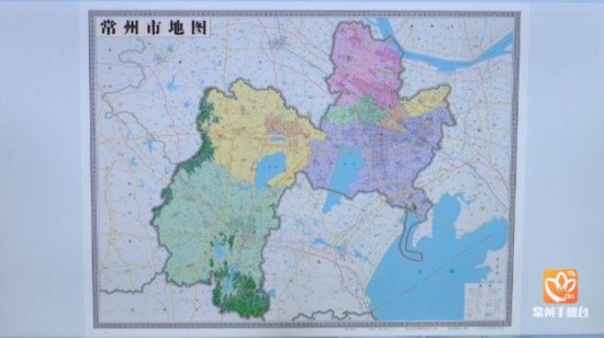 新版《常州市地区图》及《常州市城区地图》发行_荔枝网新闻