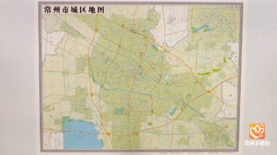 新版《常州市地区图》及《常州市城区地图》发行_荔枝网新闻