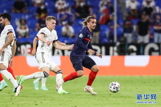 欧锦赛小组赛:法国战胜德国