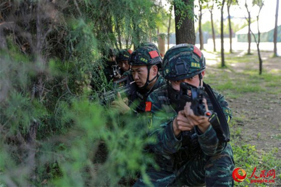 陕西武警西安支队图片