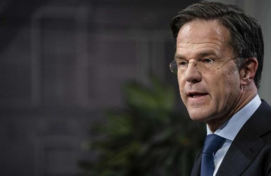 资料图:荷兰首相马克·吕特.图/视觉中国