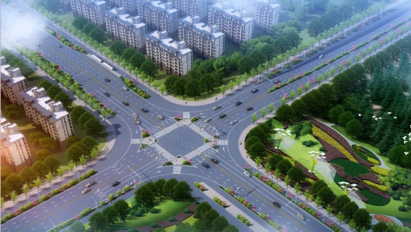 路西延工程为2018年为民办实事项目,目前井冈山大道-淮河大道段正在有