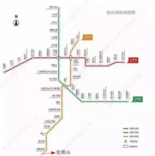徐州三号线线路图图片