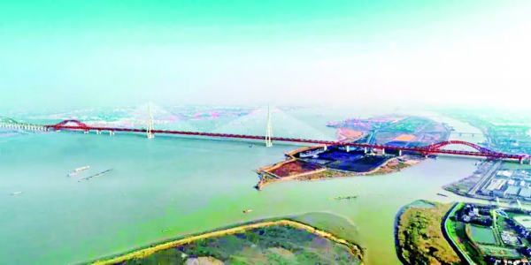 常泰长江大桥初步设计获批年底前启动主体跨江工程