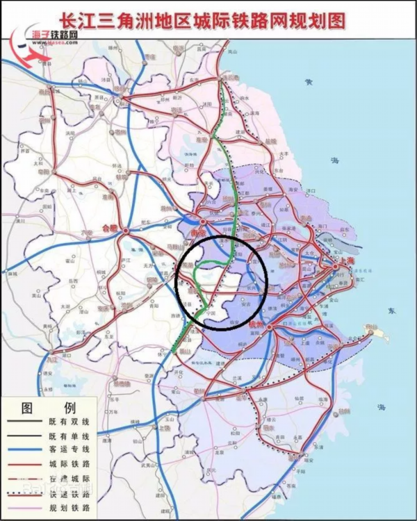 除了寧淮鐵路外又一條高鐵即將建設淮安到杭州高鐵直達