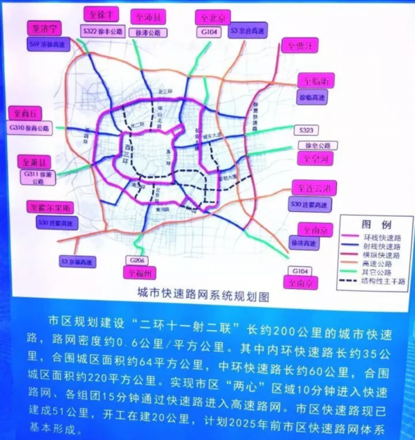 徐州一环二环三环地图图片