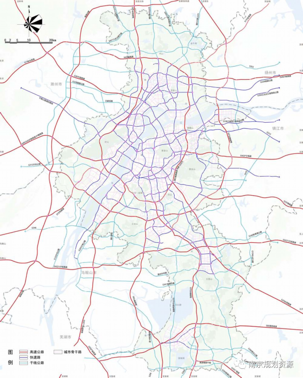 南京绕城公路地图图片