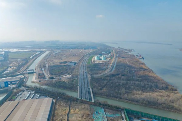 s338滨江大道雨花段有新进展