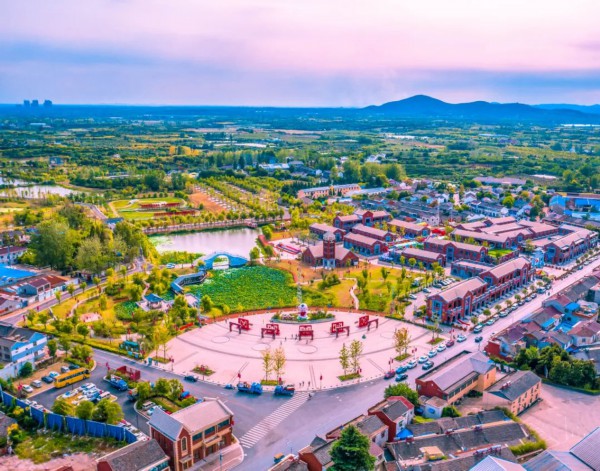 桥林春江十里绿堪染