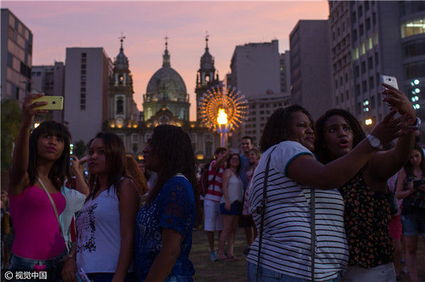 2016年8月6日,巴西里约热内卢,2016里约奥运会首日,位于坎德拉里亚
