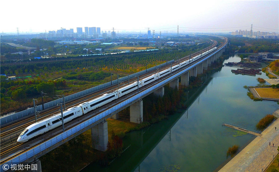 苏州:京沪高铁沿途风景美不胜收