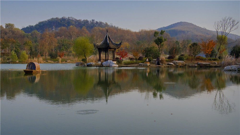 镇江南山珍珠湖图片