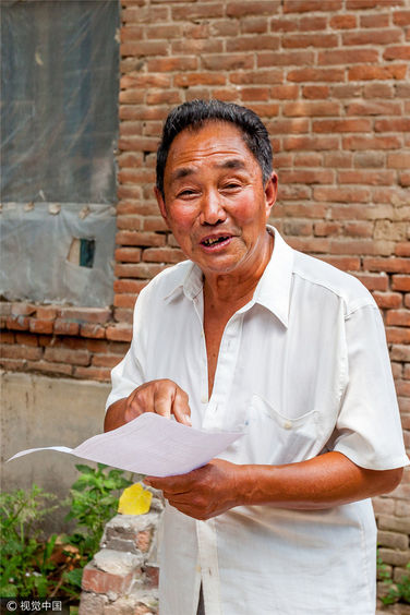 河南滑县:68岁农民40年后再高考得180分 对成绩不满准备明年再考