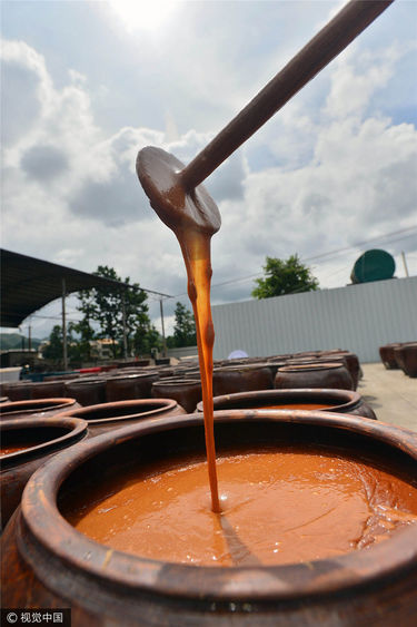 贵州六枝:盛夏郎岱古镇晒酱忙-荔枝网图片