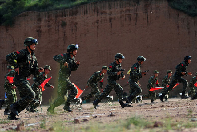 山西晋中武警图片