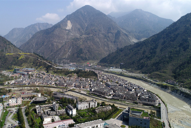 汶川地震十週年:十年變化看映秀 震中重建後的模樣