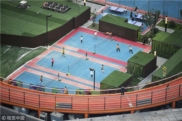 种菜园,建球场,做操场,修庙宇 玩转屋顶花式妙用