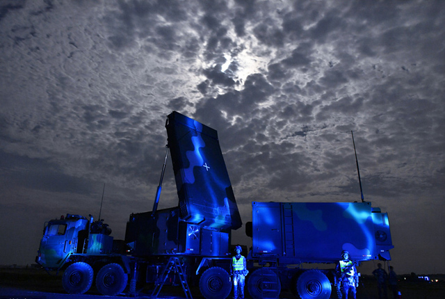 实拍"蓝盾18"地面联合防空演习 多兵种防空火力集结