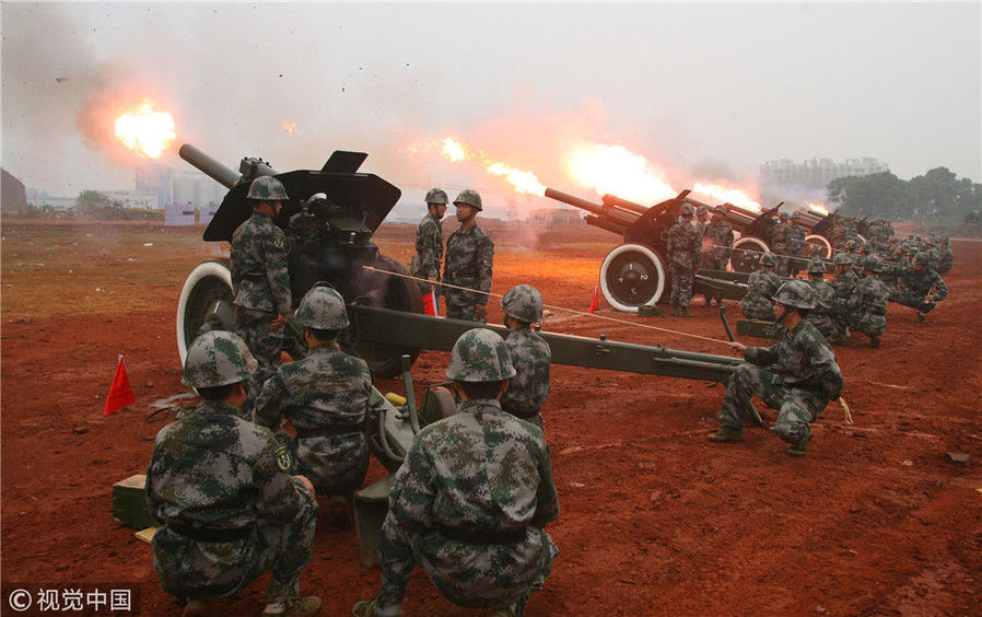 2009年10月19日,"湘预——0910"军事演习在湖南省军区教导大队举行.