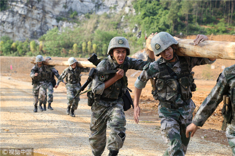 2018年9月3日,偵察兵吳智明所在的單位從野外駐訓場回撤到營區.