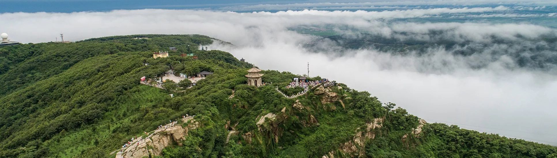 宛如仙境雨后的连云港花果山是这样的