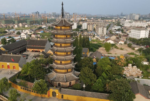 江苏扬州文峰塔 康熙,乾隆曾多次南巡经过