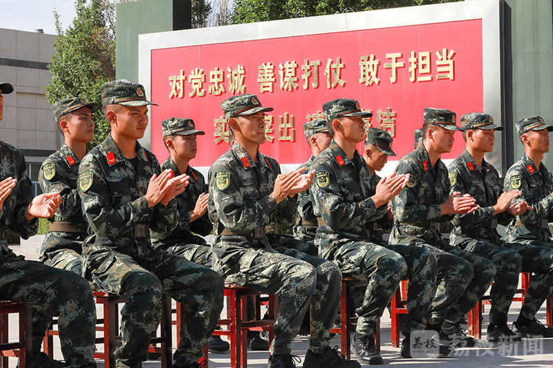 严作风促养成——武警新疆总队克拉玛依支队队列会操展风采|荔枝军事