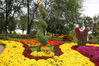 2022年9月30日，西安植物园，以菊花为主的秋季花展绚烂缤纷，用6万余盆各类菊科花卉和其它应季花卉摆设花境、花柱、花群、花丛等景观，营造出浓浓的秋意。西安植物园的秋季花展，从9月30日一直要持续到11月20日。
