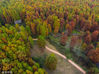 2022年11月21日，杭州，临安青山湖水上森林公园，航拍秋景。