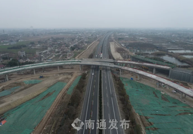 雏形初现绕城高速海门东枢纽建设有重要进展