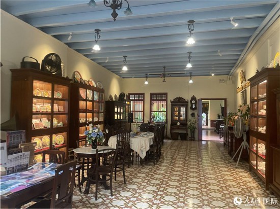 普吉岛老街上的博物馆内部。人民网记者 刘慧摄