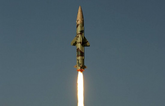 印度“天里2”欠程弹叙导弹（资料图）