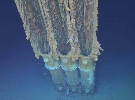 △公布的照片显示&ldquo;萨米&middot;B&rdquo;号的鱼雷发射管