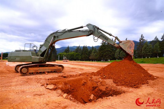 工程机械训练。