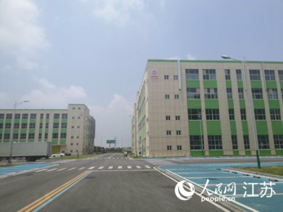 为孵化企业打造的中华食谷。 人民网 张玉峰摄