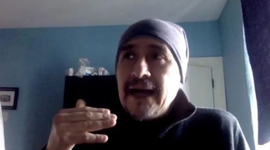 墨西哥国立自治大学北美问题专家奥利弗&middot;桑廷&middot;培尼亚接受采访。视频截图