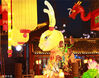 2022年12月31日-2023年1月19日，南京，兔年春节将至，夫子庙等地布置了很多兔年秦淮灯彩，营造出浓厚的春节喜庆氛围。来源：视觉中国