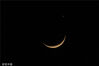 2023年3月24日，天空上演“星月童话”，月掩金星亮相。