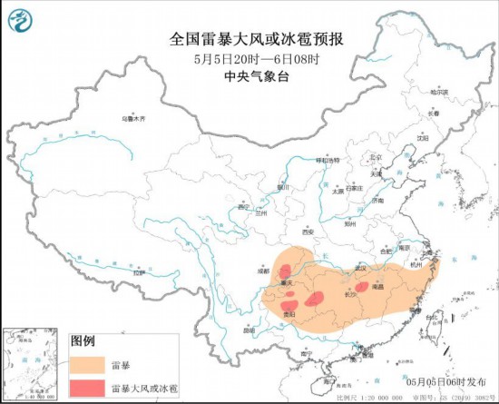 重庆贵州湖南江西等地将有强对流天气